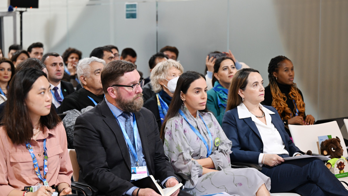 Leyla Əliyeva COP29-da nadir canlıların mühafizəsinə həsr olunan panel müzakirələrində - FOTOLAR